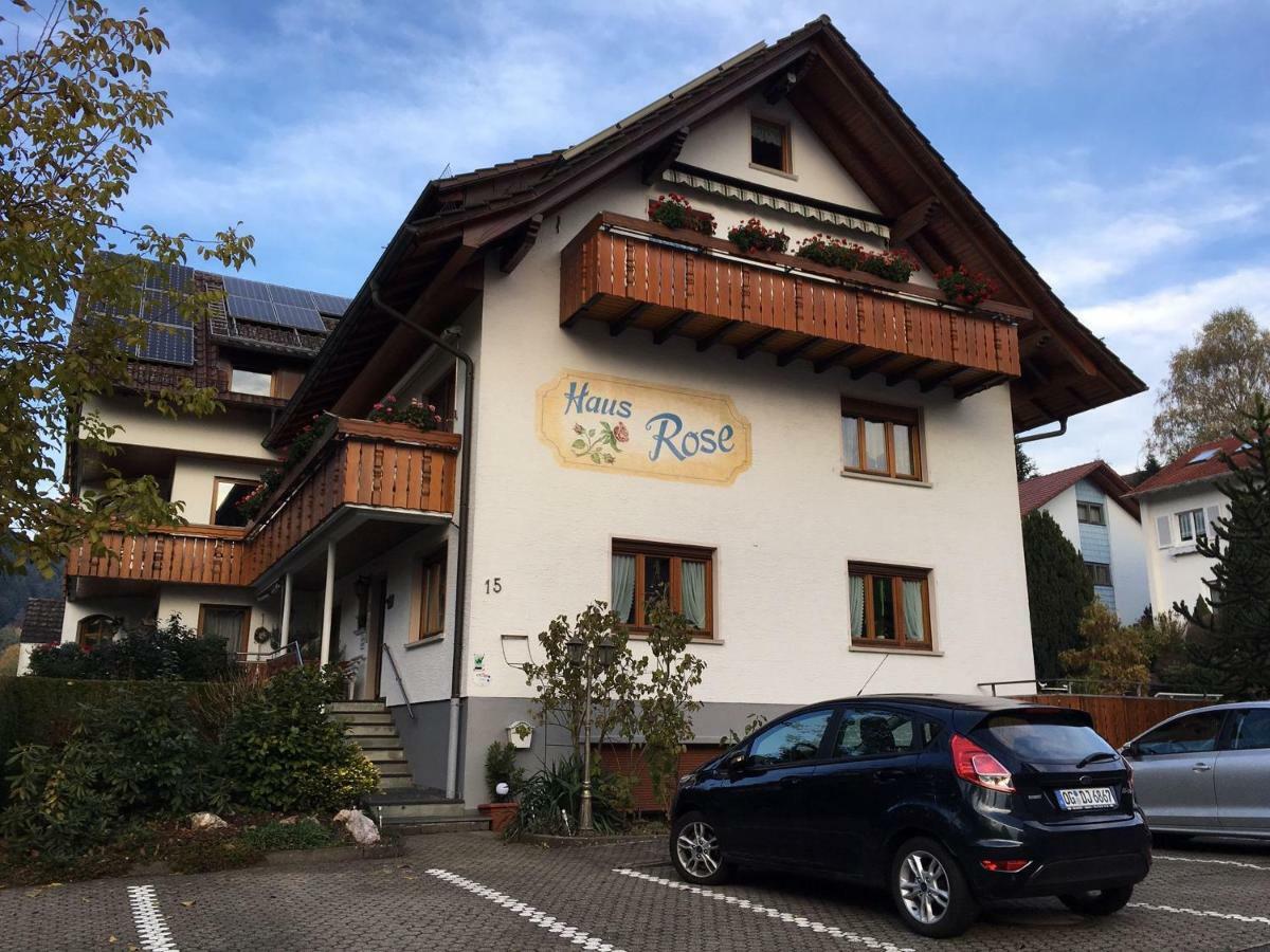 Pension Haus Rose Oberharmersbach Buitenkant foto